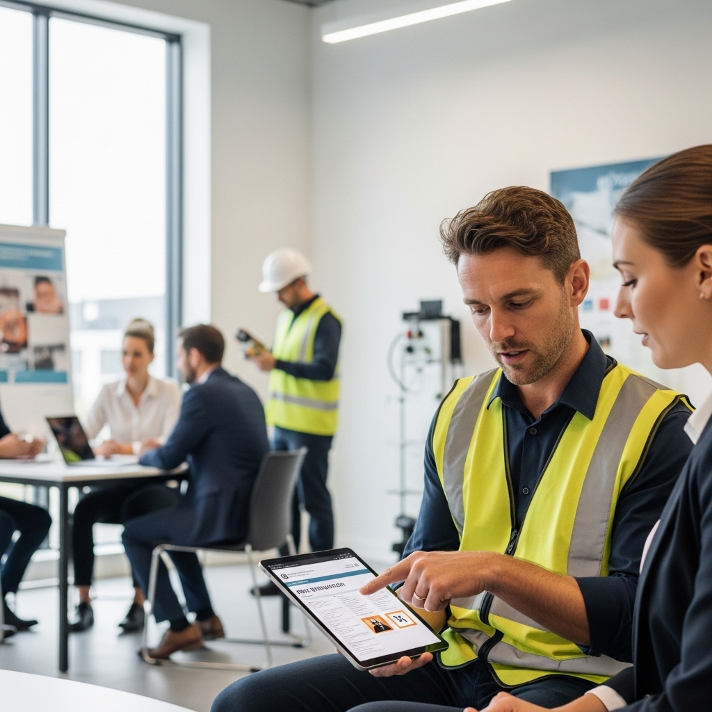 Equipo de profesionales trabajando en seguridad